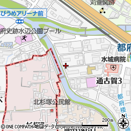 エフ・パーク通古賀３丁目駐車場周辺の地図