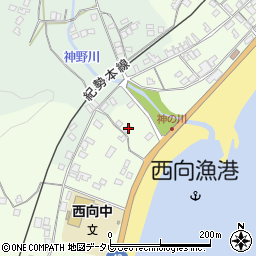 和歌山県東牟婁郡串本町西向886周辺の地図