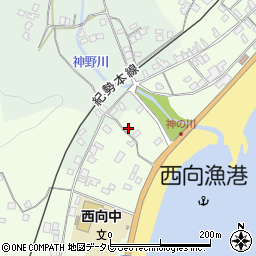 和歌山県東牟婁郡串本町西向887周辺の地図