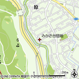 福岡県筑紫野市原166-187周辺の地図