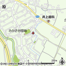 福岡県筑紫野市原166-334周辺の地図