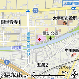 太宰府市　文化学習課周辺の地図