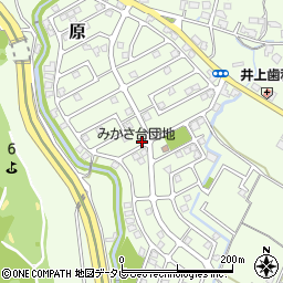 福岡県筑紫野市原166-203周辺の地図