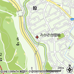 福岡県筑紫野市原166-186周辺の地図