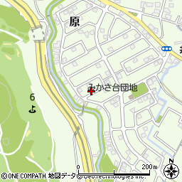 福岡県筑紫野市原166-189周辺の地図