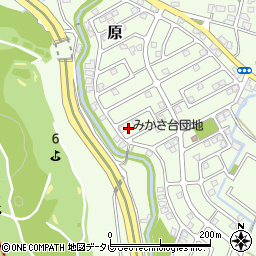 福岡県筑紫野市原166-185周辺の地図