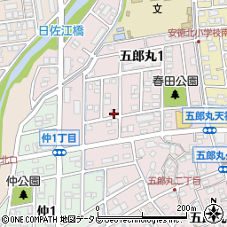 福岡県那珂川市五郎丸1丁目154周辺の地図