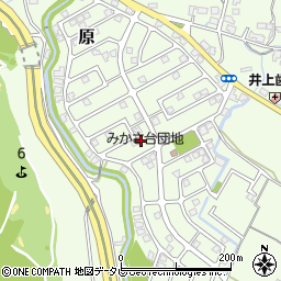 福岡県筑紫野市原166-194周辺の地図