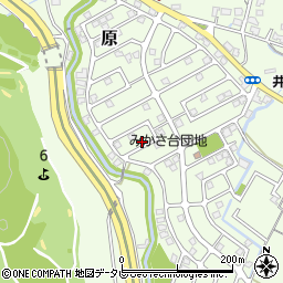福岡県筑紫野市原166-190周辺の地図
