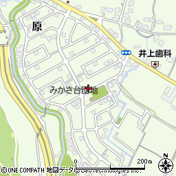福岡県筑紫野市原166-308周辺の地図