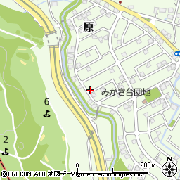 福岡県筑紫野市原166-172周辺の地図