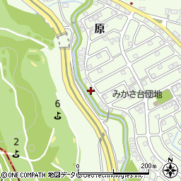 福岡県筑紫野市原166-115周辺の地図