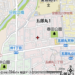 福岡県那珂川市五郎丸1丁目151周辺の地図