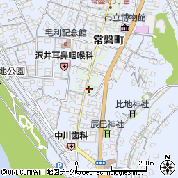 愛媛県大洲市常磐町128周辺の地図