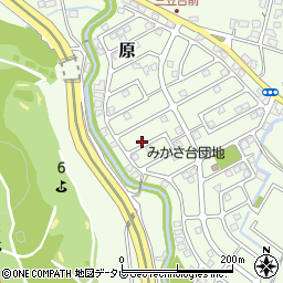 福岡県筑紫野市原166-174周辺の地図