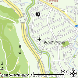 福岡県筑紫野市原166-170周辺の地図