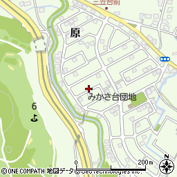 福岡県筑紫野市原166-175周辺の地図