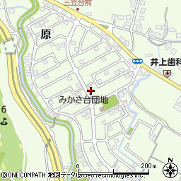 福岡県筑紫野市原166-316周辺の地図