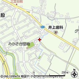 福岡県筑紫野市原166-329周辺の地図