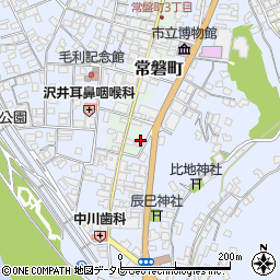 愛媛県大洲市常磐町125周辺の地図