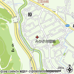 福岡県筑紫野市原166-176周辺の地図