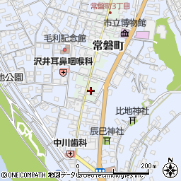愛媛県大洲市常磐町126周辺の地図