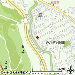 福岡県筑紫野市原166-89周辺の地図