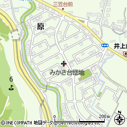 福岡県筑紫野市原166-180周辺の地図