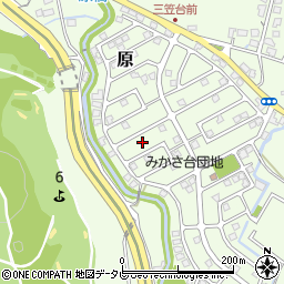 福岡県筑紫野市原166-168周辺の地図
