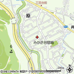福岡県筑紫野市原166-177周辺の地図