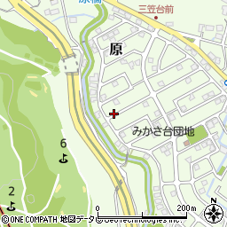 福岡県筑紫野市原166-90周辺の地図