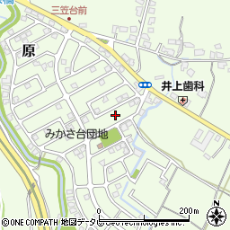 福岡県筑紫野市原166-302周辺の地図