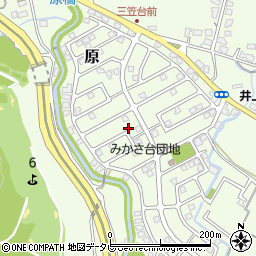 福岡県筑紫野市原166-178周辺の地図