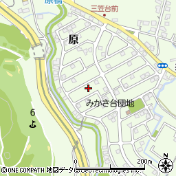 福岡県筑紫野市原166-167周辺の地図
