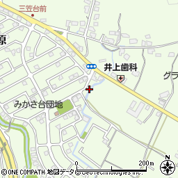 福岡県筑紫野市原166-328周辺の地図