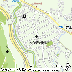 福岡県筑紫野市原166-181周辺の地図