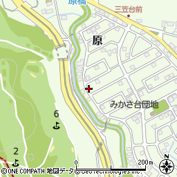 福岡県筑紫野市原166-88周辺の地図