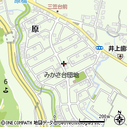 福岡県筑紫野市原166-283周辺の地図
