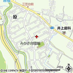 福岡県筑紫野市原166-291周辺の地図