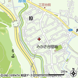 福岡県筑紫野市原166-166周辺の地図