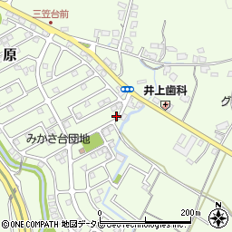 福岡県筑紫野市原166-315周辺の地図