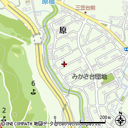 福岡県筑紫野市原166-91周辺の地図