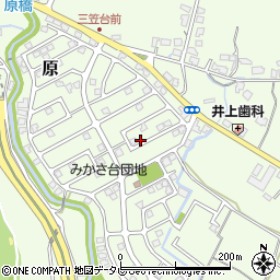 福岡県筑紫野市原166-292周辺の地図