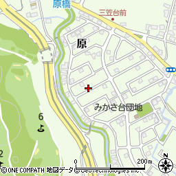 福岡県筑紫野市原166-92周辺の地図