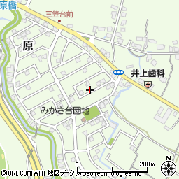福岡県筑紫野市原166-293周辺の地図