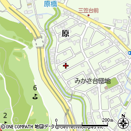 福岡県筑紫野市原166-86周辺の地図