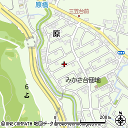 福岡県筑紫野市原166-93周辺の地図