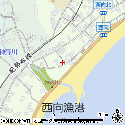 和歌山県東牟婁郡串本町西向863周辺の地図