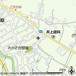 福岡県筑紫野市原166-298周辺の地図