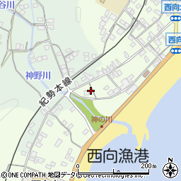 和歌山県東牟婁郡串本町西向876周辺の地図
